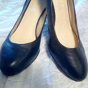 Nine West Black Ankle-Strap Pumps